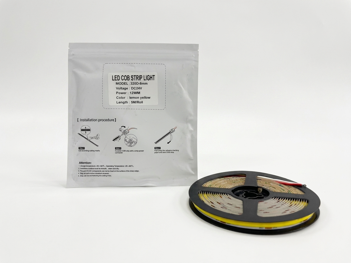 LED COBテープライト12V(防水) レモンイエロー（レモンイエロー） - LED PRO SHOP